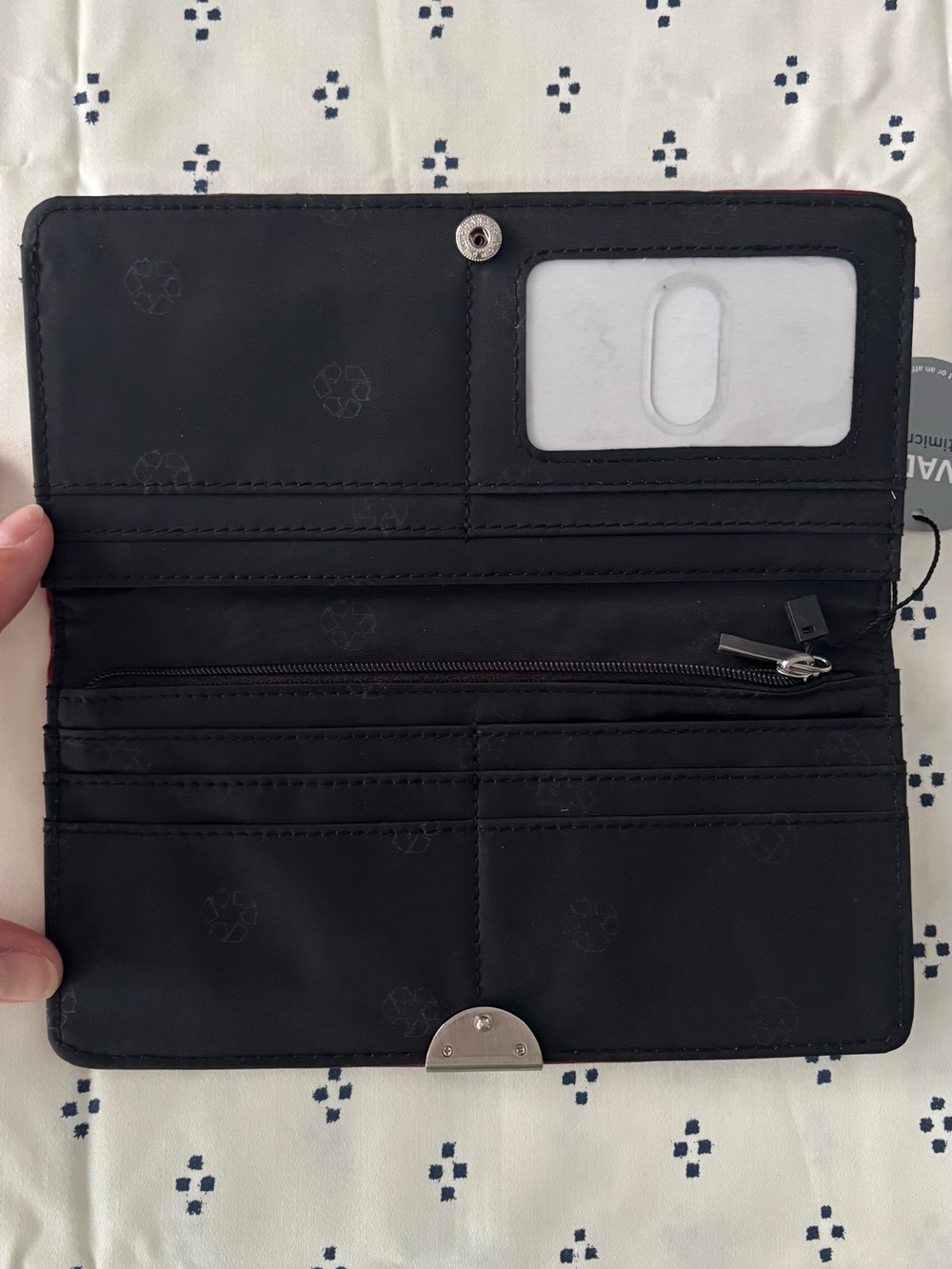 Genuine Leather Red Women's Wallet - Picture 4 of 8